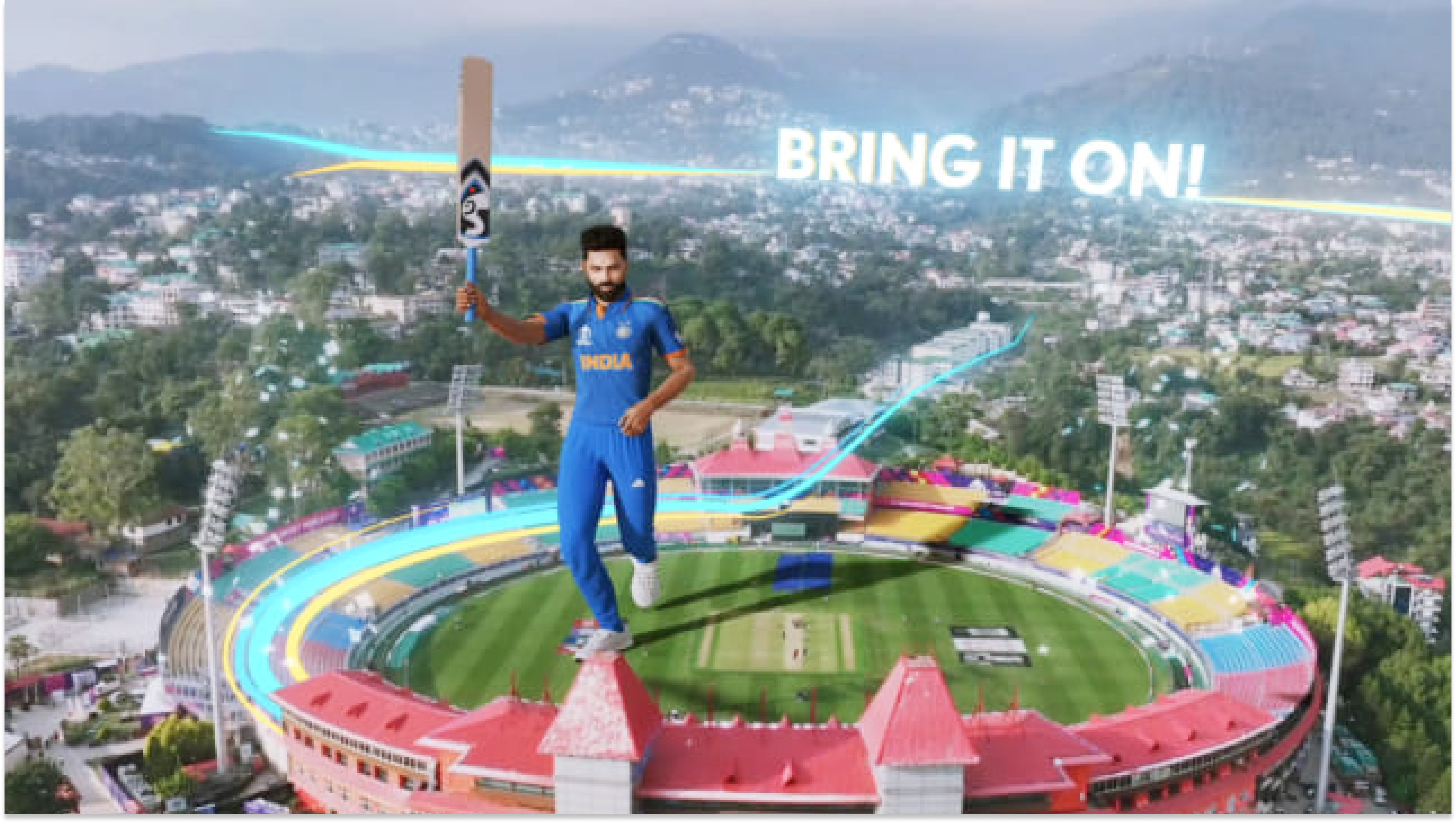 3D CGI cricket animation by Ink In Caps.